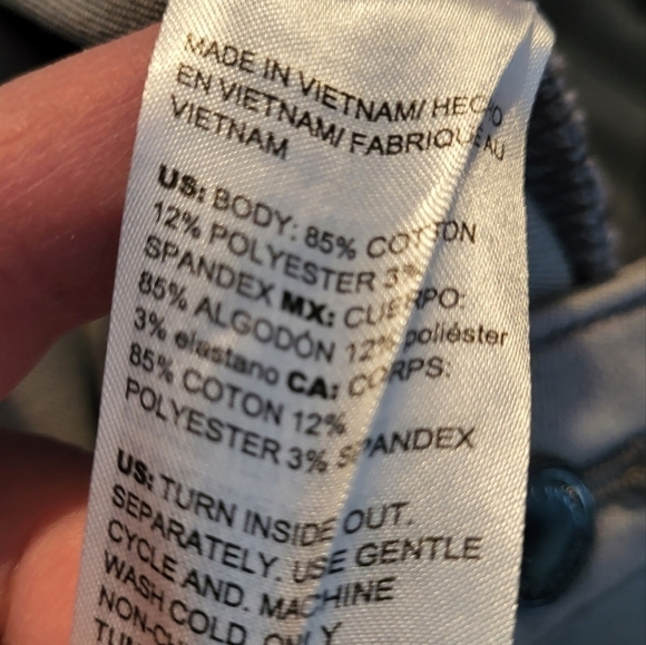 High-Rise Sailor Button Curvy Skinny Jeans Size 10S - Picture 11 of 15